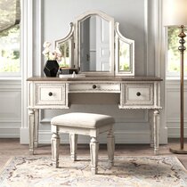 Shabby chic 2024 makeup vanity